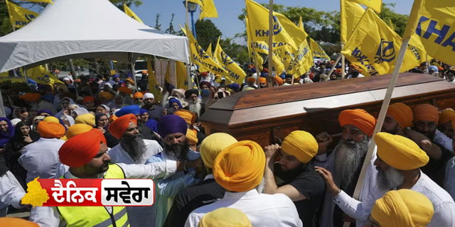 ਕੈਨੇਡਾ ਦੇ ਔਟਵਾ ਵਿੱਚ ਗੈਰ-ਅਧਿਕਾਰਤ &lsquo;ਖਾਲਿਸਤਾਨ ਰੈਫਰੈਂਡਮ&rsquo; ਦੌਰਾਨ ਭਾਰਤੀ ਝੰਡੇ ਦੀ ਬੇਅਦਬੀ