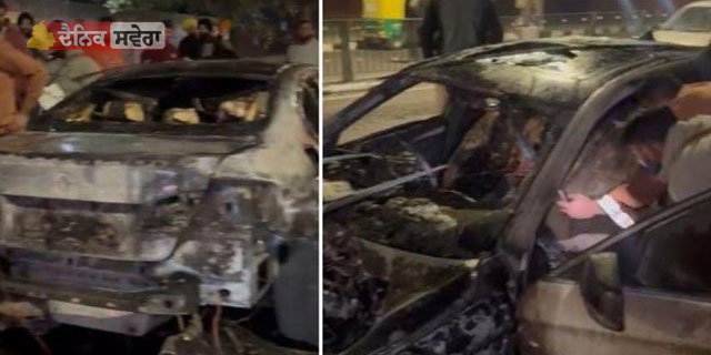 Chandigarh Car Fire : ਸਕਿੰਟਾਂ ‘ਚ ਅੱਗ ਦਾ ਗੋਲਾ ਬਣੀ BMW, ਸਮਾਂ ਰਹਿੰਦੇ ਬਾਹਰ ਨਿਕਲਣ ‘ਤੇ ਬਚਿਆ ਨੌਜਵਾਨ