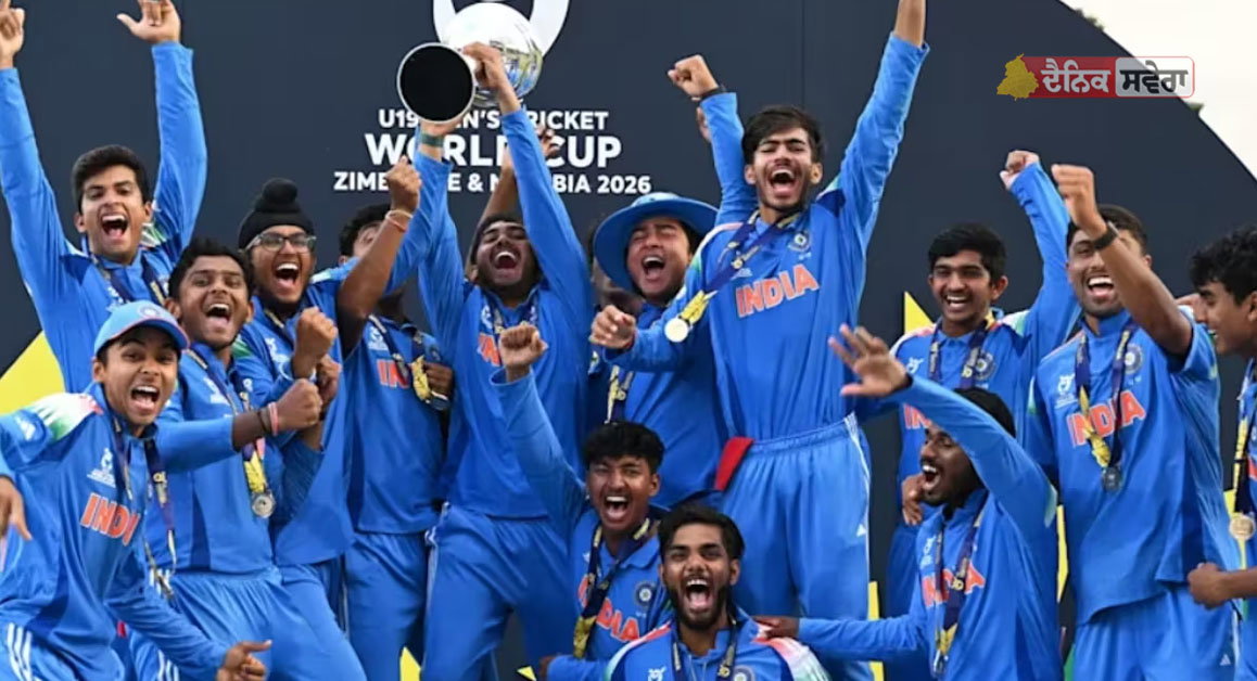 IND vs ENG U19 : ਭਾਰਤ ਨੇ ਜਿੱਤਿਆ ਛੇਵਾਂ ਅੰਡਰ-19 ਵਿਸ਼ਵ ਕੱਪ, ਇੰਗਲੈਂਡ ਨੂੰ 100 ਦੌੜਾਂ ਨਾਲ ਹਰਾਇਆ