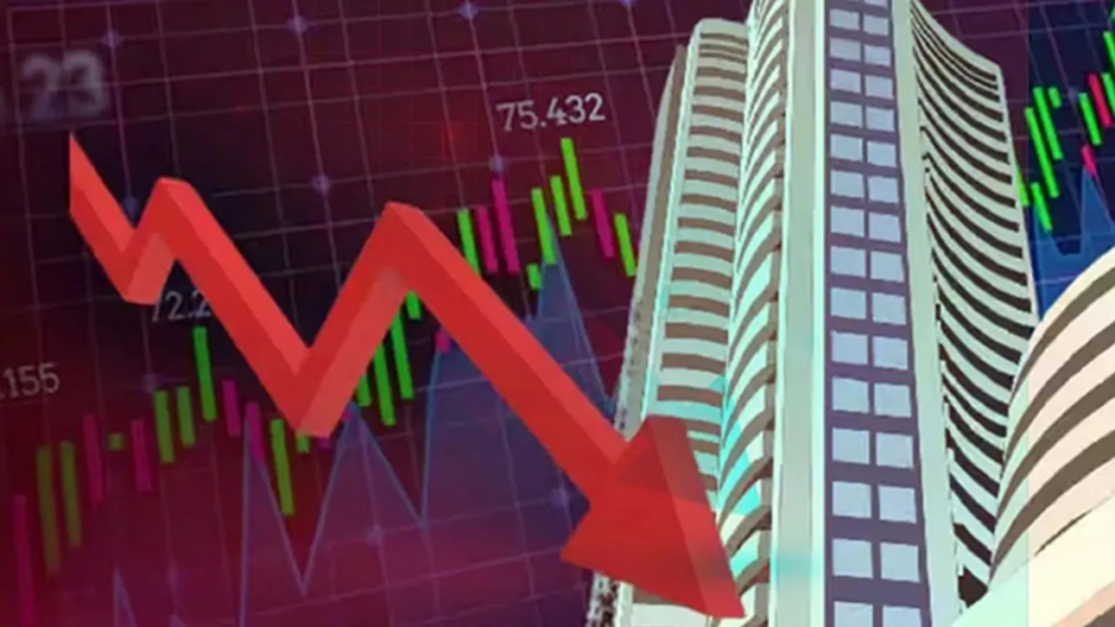 Stock market decline, Sensex falls 800 points from the day's high, know the reason