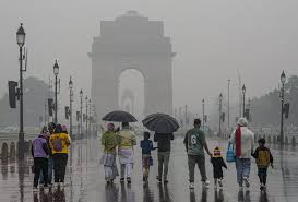 Heavy rain in Delhi-NCR, bad weather, drop in maximum temperature