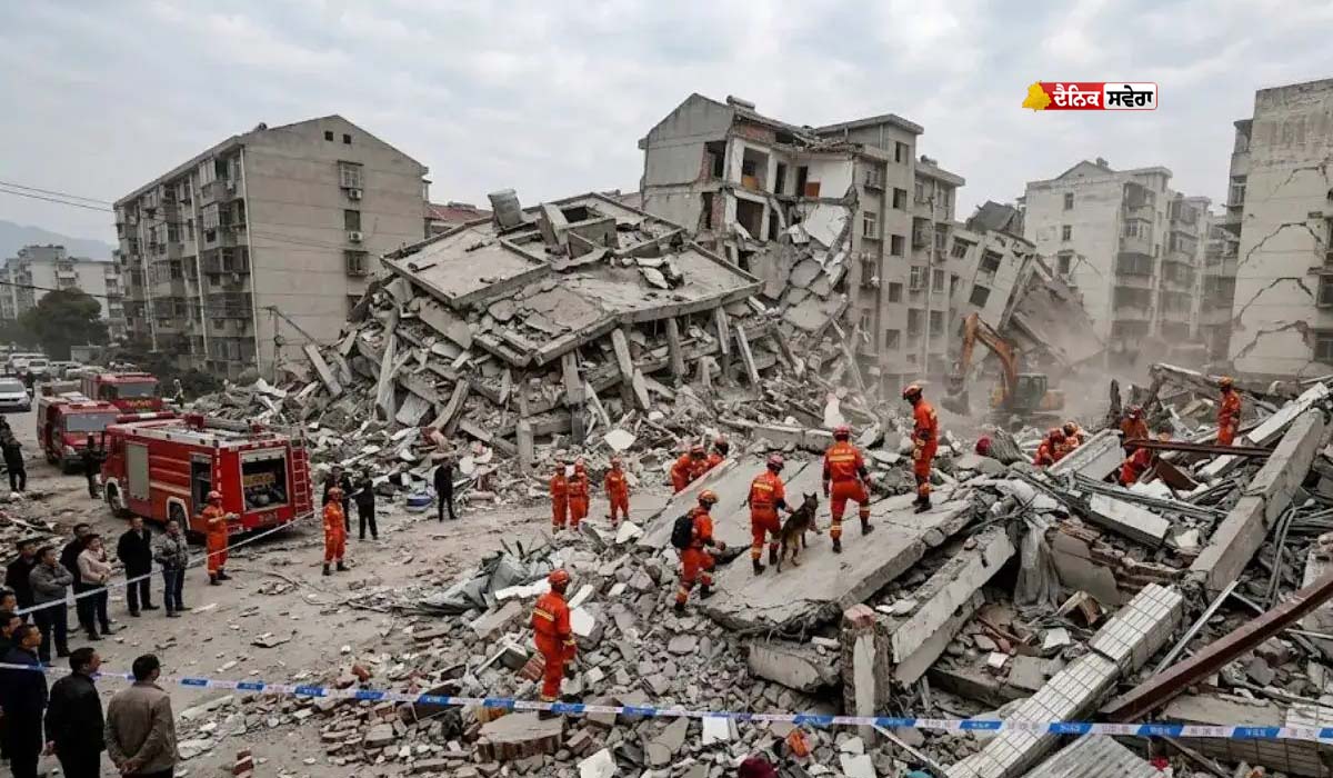 EARTHQUAKE BREAKING : ਚੀਨ &lsquo;ਚ 5.2 ਤੀਬਰਤਾ ਦਾ ਭੂਚਾਲ ; 2 ਮੌਤਾਂ, ਇਮਾਰਤਾਂ ਡਿੱਗਣ ਕਾਰਨ ਕਈ ਲੋਕ ਜ਼ਖ਼ਮੀ