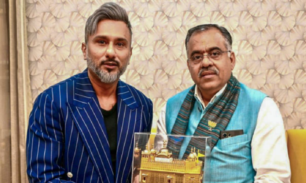 Big initiative for drug-free Punjab: Yo Yo Honey Singh's meeting with Tarun Chugh raises political temperature