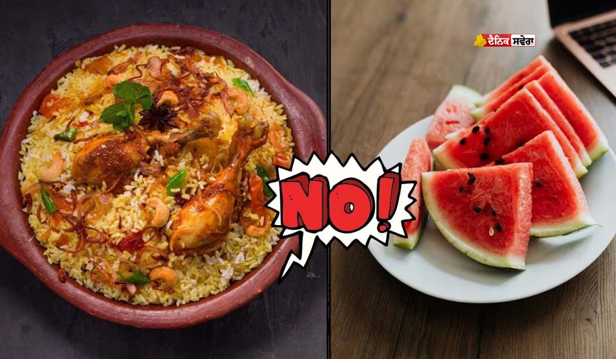 Summer Diet Mistakes : ਗਰਮੀਆਂ ‘ਚ ਭੁੱਲ ਕੇ ਵੀ ਨਾ ਕਰੋ ਇਸ ਫੂਡ-ਕੰਬੀਨੇਸ਼ਨ ਦਾ ਸੇਵਨ…; ਹੋ ਸਕਦਾ ਜਾਨਲੇਵਾ