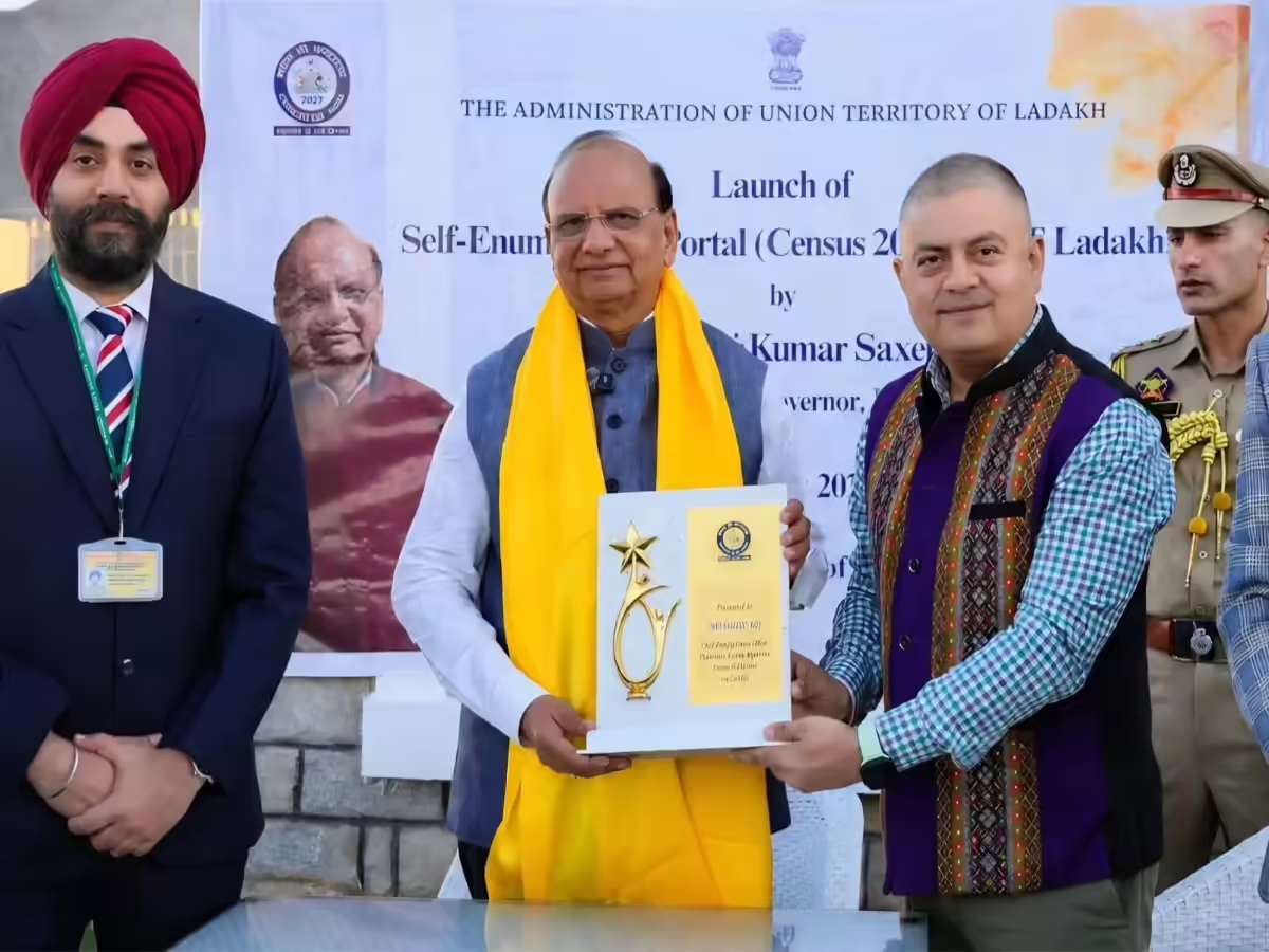 ਲੱਦਾਖ ਵਿੱਚ 2027 ਜਨਗਣਨਾ ਲਈ ਸਵੈ-ਗਣਨਾ ਪੋਰਟਲ ਲਾਂਚ, ਸੰਦੇਸ਼ਵਿਨੈ ਕੁਮਾਰ ਸਕਸੈਨਾ ਨੇ ਕੀਤਾ ਪੋਰਟਲ ਦਾ ਉਦਘਾਟਨ