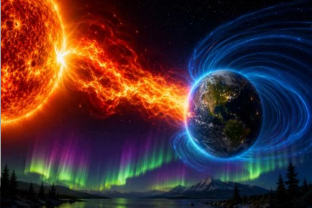 Solar superstorm towards Earth! &lsquo;Magic of colors&rsquo; may be seen in the sky of India tonight