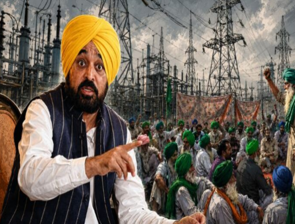 Kisan Mazdoor Morcha protests across Punjab against power crisis, demands 16-hour supply