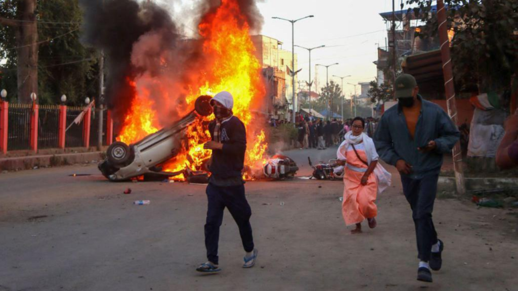 Violence flares up again in Manipur, 24-hour shutdown after bodies of 6 Naga civilians found