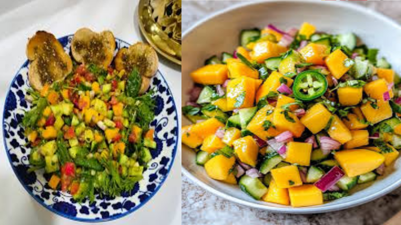 Mango Salad Recipe : ਸਿਰਫ਼ 10 ਮਿੰਟਾਂ ਵਿੱਚ ਤਿਆਰ ਕਰੋ ਮਿੱਠਾ-ਖੱਟਾ ਅੰਬ ਸਲਾਦ, ਗਰਮੀਆਂ ਵਿੱਚ ਮਿਲੇਗੀ ਤਾਜ਼ਗੀ