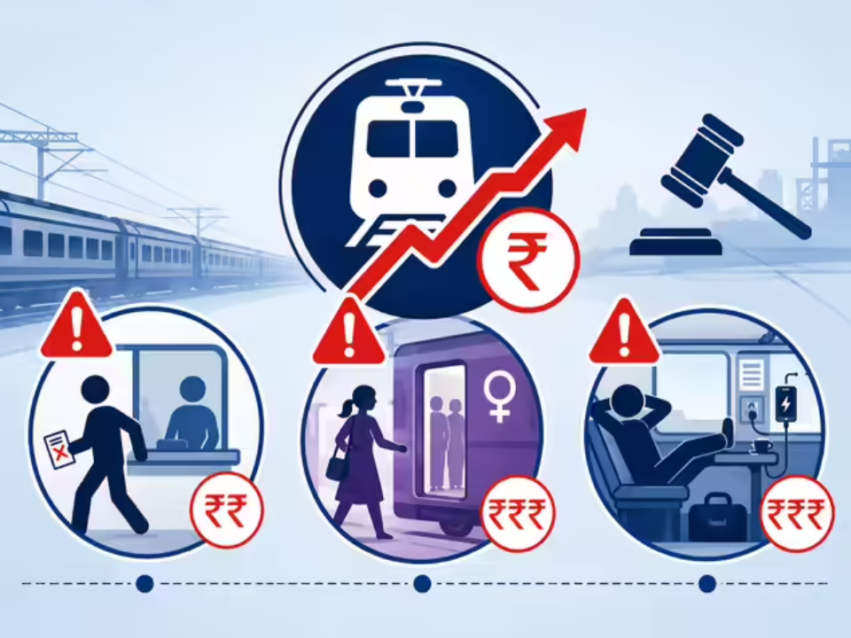 Railway New Rules 2026: New Railway Rules to come into effect from July 1, heavy fines for violation