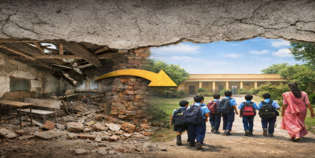 Rajasthan: Big announcement as soon as schools open! Bulldozer action on 61 school buildings, know the full story