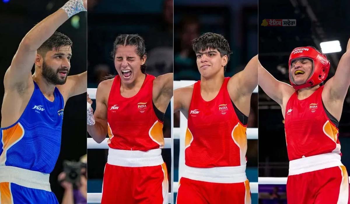CWG 2026 : ਕਾਮਨਵੈਲਥ ਗੇਮਜ਼ &lsquo;ਚ ਭਾਰਤ ਦਾ ਜਲਵਾ ; ਟੀਮ ਇੰਡੀਆ ਨੇ ਮੁੱਕੇਬਾਜ਼ੀ &lsquo;ਚ ਜਿੱਤੇ 7 ​​ਸੋਨ ਤੇ 3 ਚਾਂਦੀ ਦੇ ਤਗਮੇ