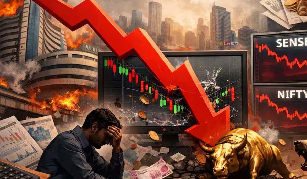 Stock Market Updates : ਹਫ਼ਤੇ ਦੀ ਸ਼ੁਰੂਆਤ ਵਿੱਚ ਸਟਾਕ ਮਾਰਕੀਟ ਨੂੰ ਲੱਗਾ ਝਟਕਾ ! ਲਾਲ ਨਿਸ਼ਾਨ &lsquo;ਚ ਖੁੱਲ੍ਹੇ ਸੈਂਸੈਕਸ ਤੇ ਨਿਫਟੀ