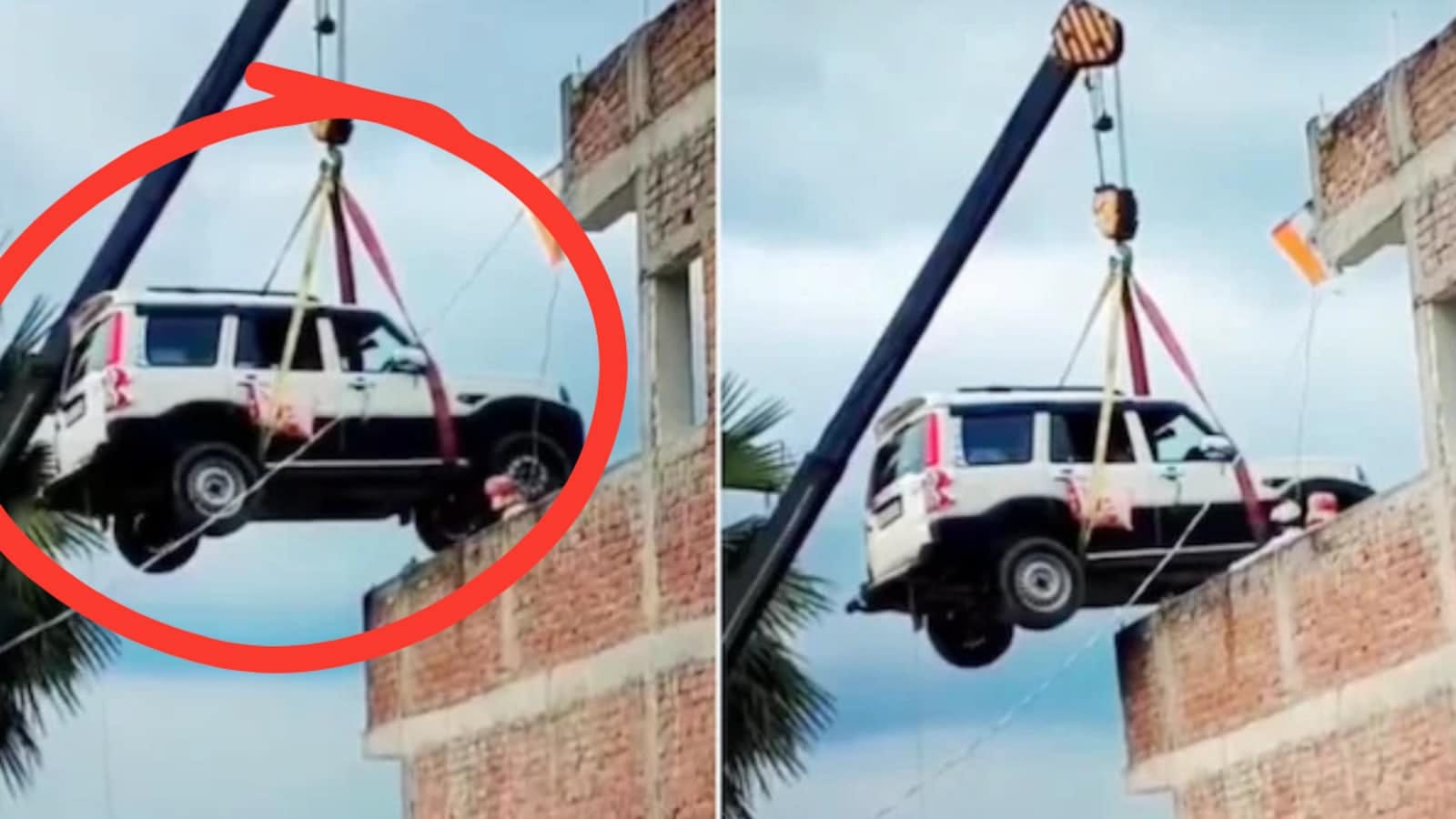 Scorpio Viral: ਚੋਰੀ ਦੇ ਡਰ ਕਾਰਨ ਘਰ ਦੇ ਬਾਹਰ ਨਹੀਂ, ਛੱਤ &lsquo;ਤੇ ਪਾਰਕ ਕੀਤੀ ਲੱਖਾਂ ਦੀ ਸਕੌਰਪਿਓ, ਕਰੇਨ ਨਾਲ ਚੜ੍ਹਾਈ SUV
