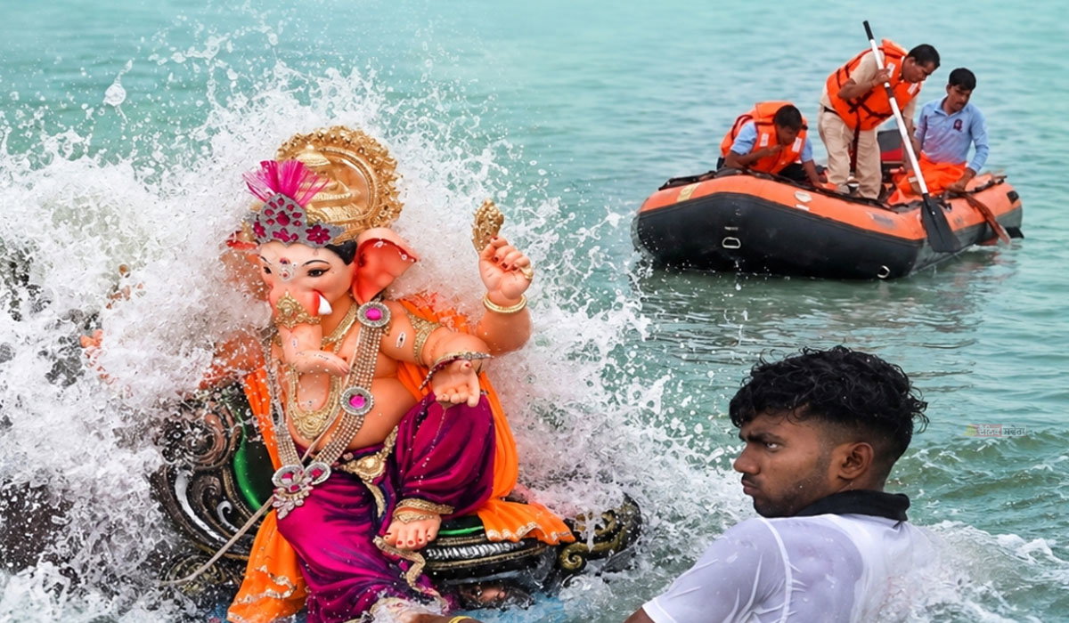 Ganesh Visarjan Tragedy : ਗਣੇਸ਼ ਮੂਰਤੀ ਵਿਸਰਜਨ ਦੌਰਾਨ ਵੱਡਾ ਹਾਦਸਾ : ਤਲਾਬ ਵਿੱਚ ਡੁੱਬਣ ਨਾਲ 6 ਵਿਦਿਆਰਥੀਆਂ ਦੀ ਮੌਤ