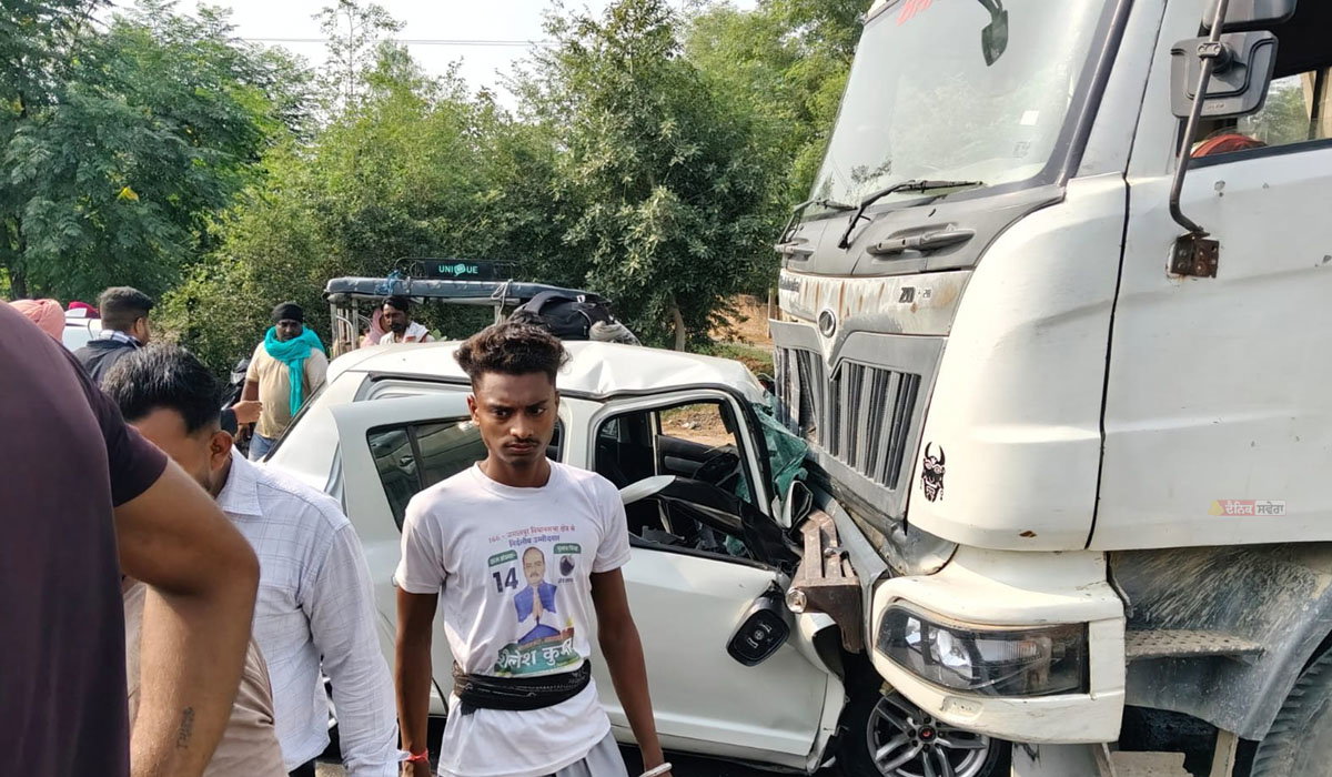 PUNJAB : ਪੇਕਿਓਂ ਪਤਨੀ ਨੂੰ ਲੈਣ ਜਾ ਰਹੇ ਨੌਜਵਾਨ ਨਾਲ ਵਾਪਰਿਆ ਦਰਦਨਾਕ ਹਾਦਸਾ ; ਟਿੱਪਰ ਨਾਲ ਟਕਰਾਈ ਕਾਰ, ਮੌਤ