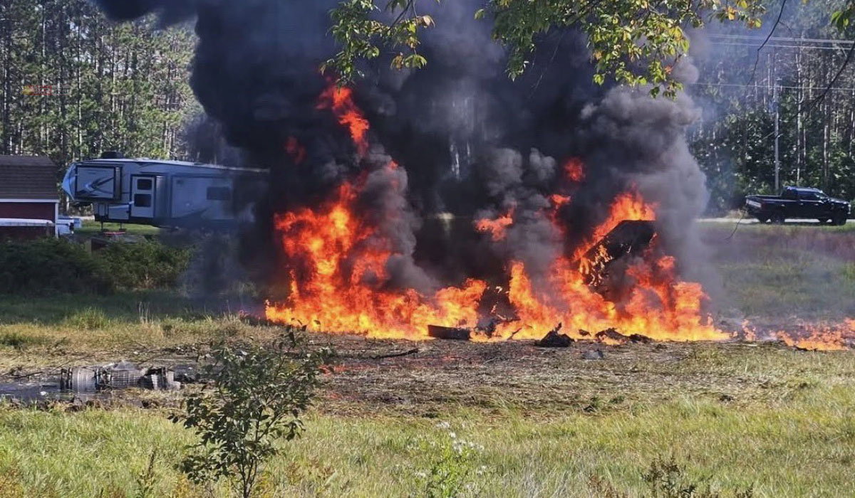 US F16 Crash : ਟਰੇਨਿੰਗ ਦੌਰਾਨ F-16 ਫਾਈਟਰ ਜੈੱਟ ਕ੍ਰੈਸ਼ ; ਵੀਡੀਓ ਆਇਆ ਸਾਹਮਣੇ ; ਖਾਲੀ ਕਰਵਾਇਆ ਖੇਤਰ
