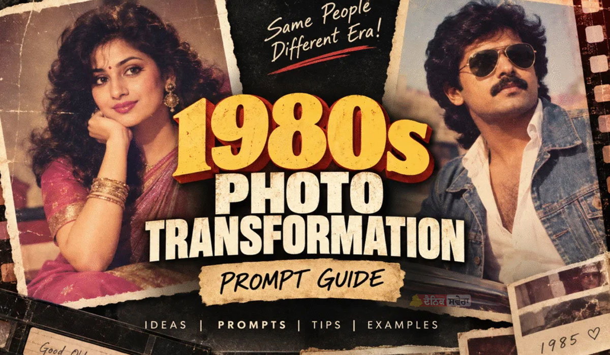 TREND : ChatGPT ਤੋਂ ਵਾਇਰਲ ਹੋ ਰਹੇ 1980&rsquo;s ਵਾਲੀਆਂ ਫੋਟੋਜ਼ ਕਿਵੇਂ ਬਣਾਈਏ ? ਇਸ ਆਸਾਨ &lsquo;ਪ੍ਰੋਂਪਟ&rsquo; ਦਾ ਕਰੋ ਇਸਤੇਮਾਲ