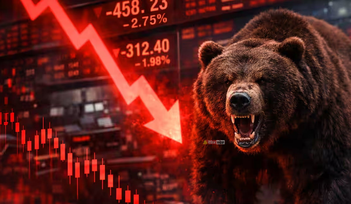 Stock Market Update Today : ਸ਼ੇਅਰ ਬਾਜ਼ਾਰ &lsquo;ਚ ਭਾਰੀ ਗਿਰਾਵਟ ਦਾ ਸਿਲਸਿਲਾ ਜਾਰੀ ; ਆਈਟੀ ਸਟਾਕ ਕਰੈਸ਼