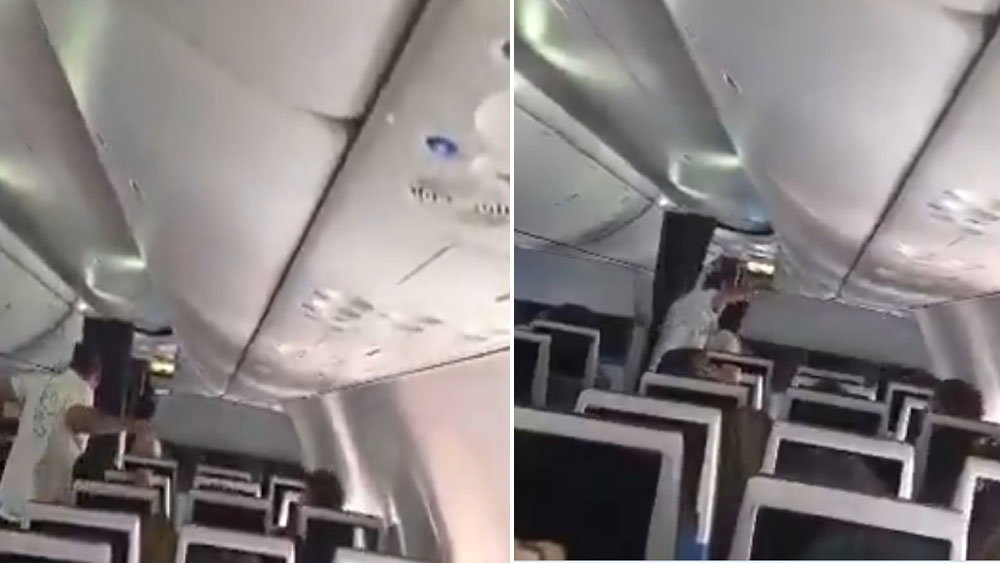 Flydubai Flight Viral Video: ਹਵਾ ਵਿੱਚ ਉੱਡਦੇ ਜਹਾਜ਼ ਵਿੱਚ ਅਚਾਨਕ ਮਚੀ ਹਫੜਾ-ਦਫੜੀ, ਅੰਦਰ ਦੀ ਵੀਡੀਓ ਸੋਸ਼ਲ ਮੀਡੀਆ ‘ਤੇ ਵਾਇਰਲ