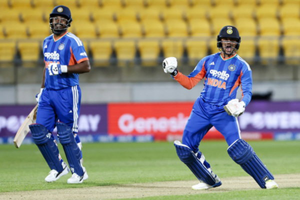 IND vs NZ: ਨਿਊਜ਼ੀਲੈਂਡ ਖ਼ਿਲਾਫ਼ ਭਾਰਤੀ ਟੀਮ ਦਾ ਇਤਿਹਾਸਕ ਕਾਰਨਾਮਾ, ਸਿਰਫ਼ 5 ਓਵਰਾਂ ਵਿੱਚ 100 ਦੌੜਾਂ ਬਣਾ ਕੇ ਕਾਇਮ ਕੀਤਾ ਵਿਸ਼ਵ ਰਿਕਾਰਡ