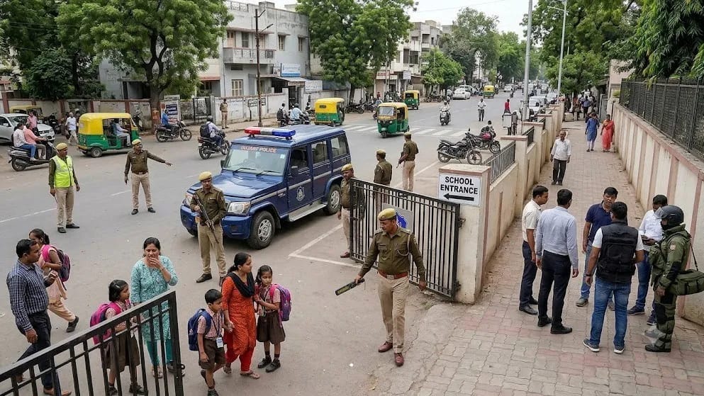 Ahmedabad School Bomb Threat: 10 ਸਕੂਲਾਂ ਨੂੰ ਬੰਬ ਨਾਲ ਉਡਾਉਣ ਦੀ ਧਮਕੀ, ਵਿਦਿਆਰਥੀਆਂ ਨੂੰ ਸੁਰੱਖਿਅਤ ਘਰ ਭੇਜਿਆ ਗਿਆ