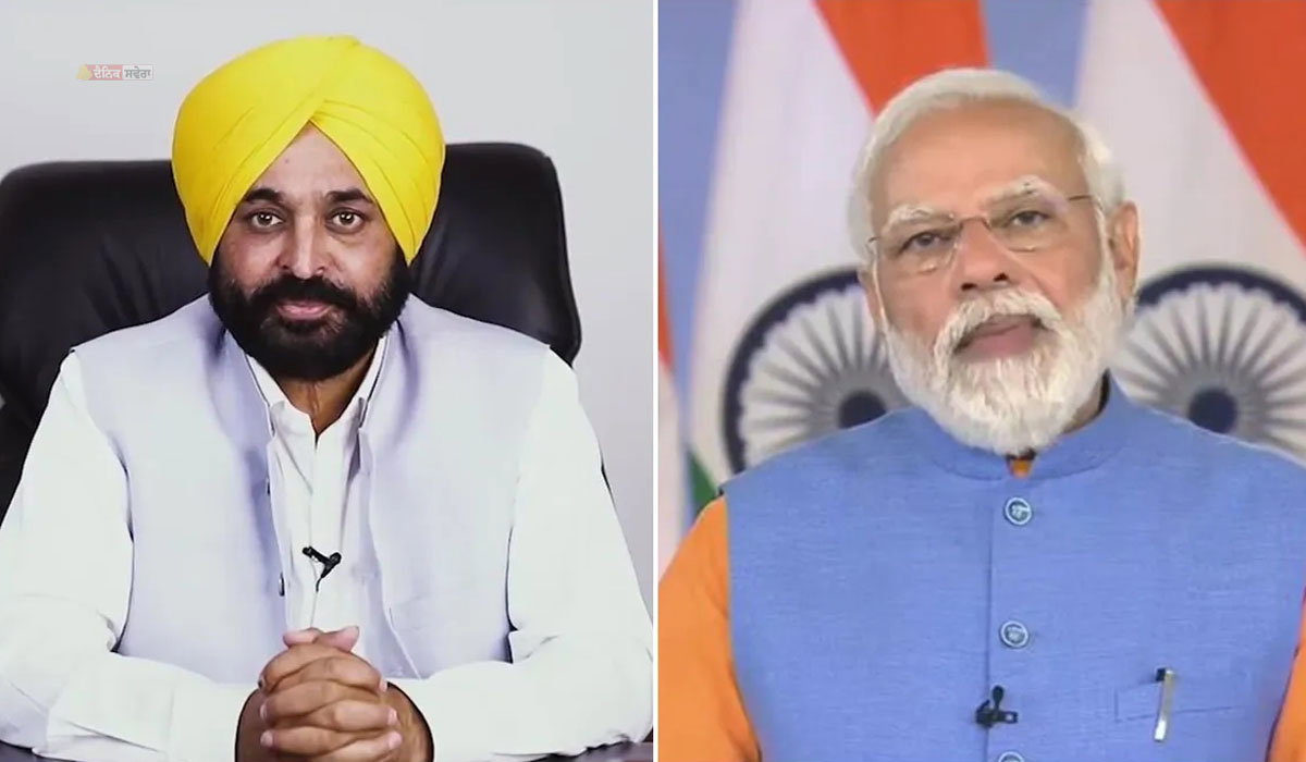 PUNJAB : PM ਮੋਦੀ ਨੇ CM ਭਗਵੰਤ ਮਾਨ ਨੂੰ ਦਿੱਤੀ ਜਨਮ-ਦਿਨ ਦੀ ਵਧਾਈ ; ਸਿਹਤਮੰਦ ਜੀਵਨ ਦੀ ਕੀਤੀ ਕਾਮਨਾ