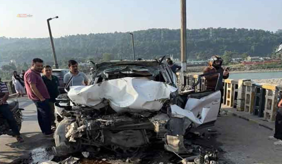 Himachal Accident : ਸਿਰਮੌਰ ‘ਚ ਭਿਆਨਕ ਹਾਦਸੇ ‘ਚ 3 ਲੋਕਾਂ ਦੀ ਮੌਤ ; ਡੰਪਰ ਨਾਲ ਟਕਰਾਉਣ ਤੋਂ ਉੱਡੇ ਕਾਰ ਦੇ ਪਰਖੱਚੇ